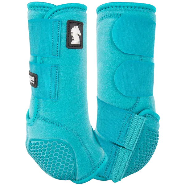 Classic Equine Flexion by Legacy Front Boots, Colour: AQUA, Size: S