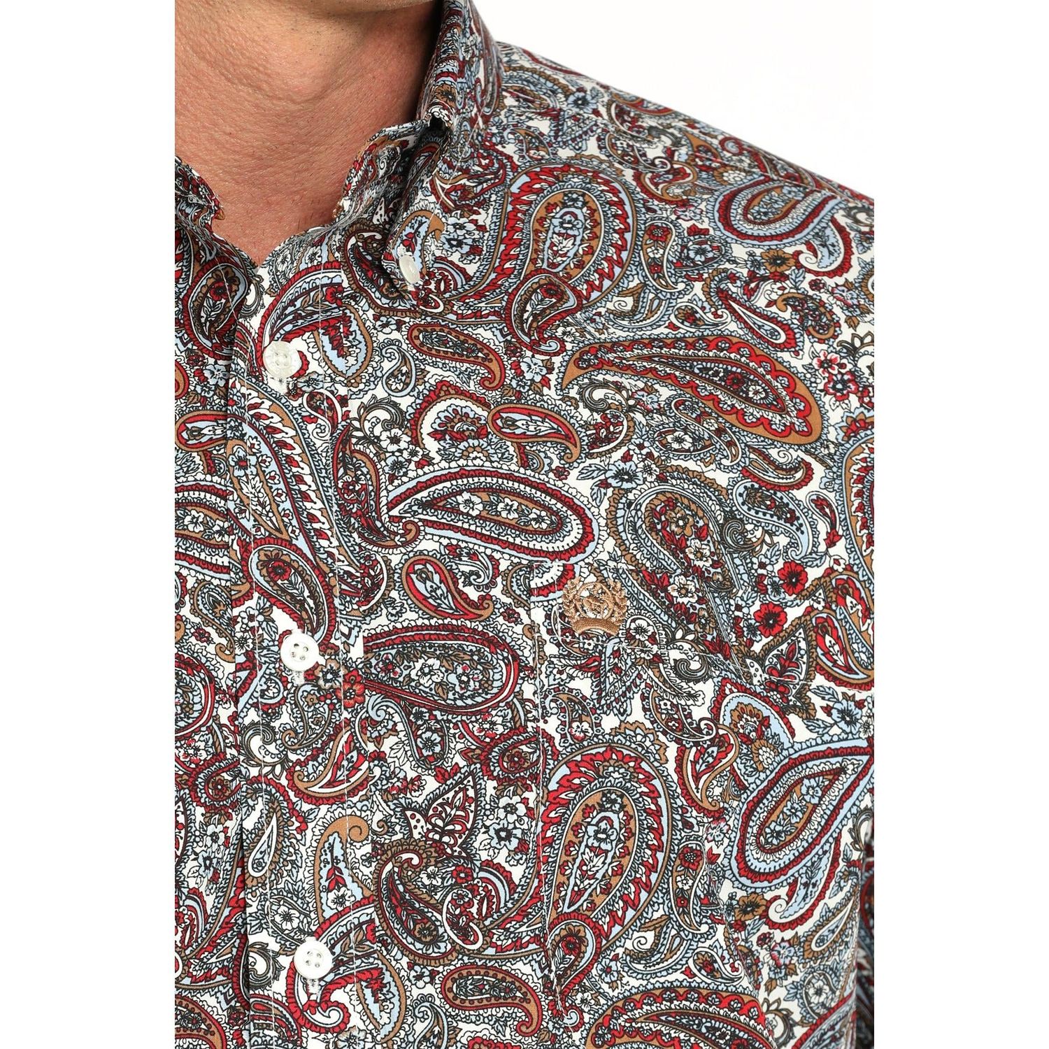 Cinch Men's Print Long Sleeve Print Shirt 725 - Multi