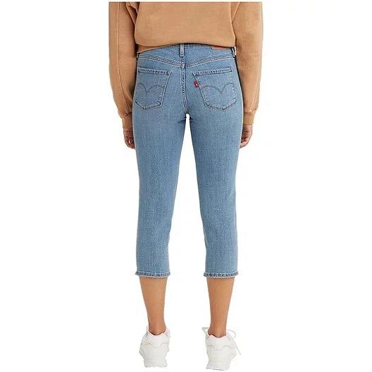 Levi Women's 311 Mid Rise Shaping Skinny Capris - Light Wash