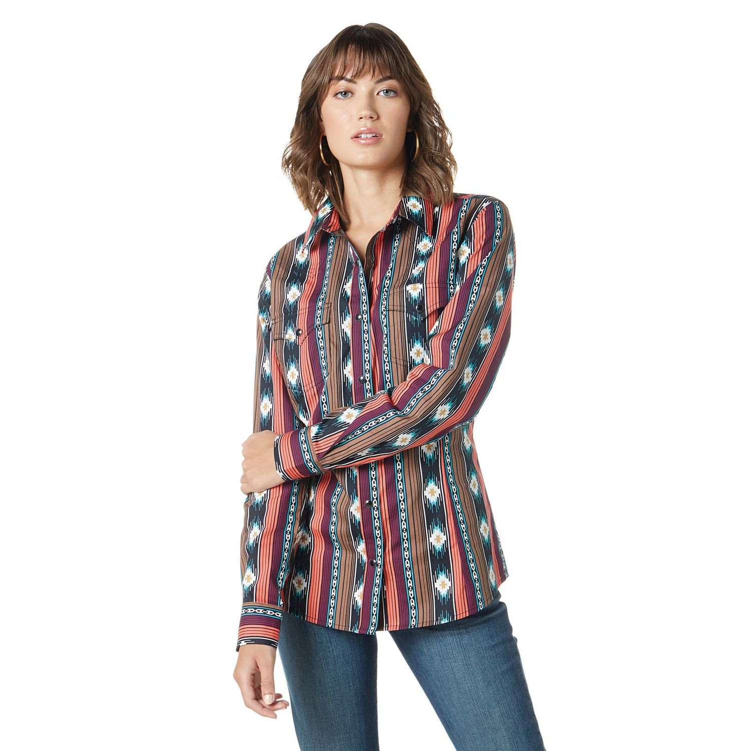 Wrangler Women's Retro Punchy Shirt - Multi