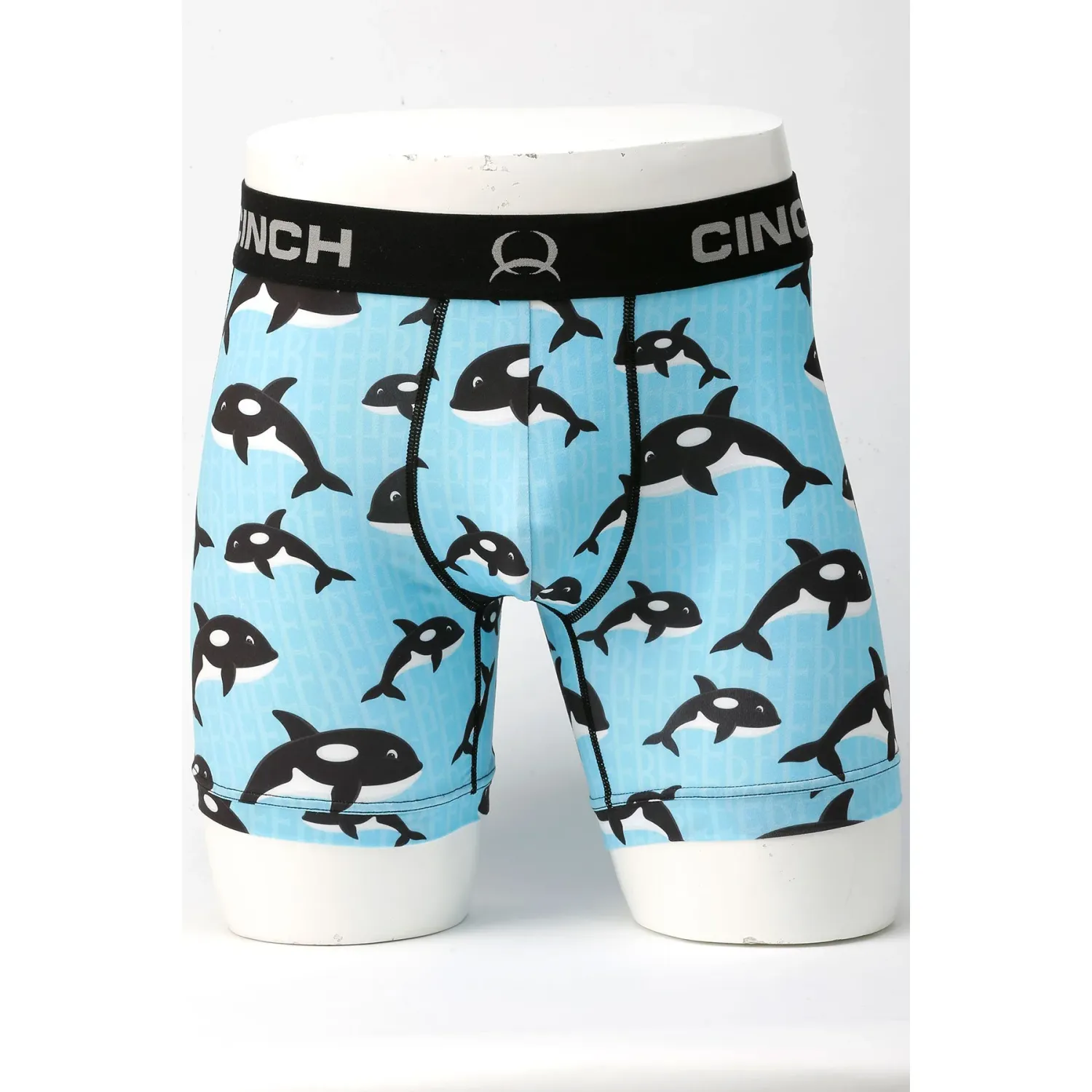 **Cinch 6" Willy Boxer Brief Blue, Size: S