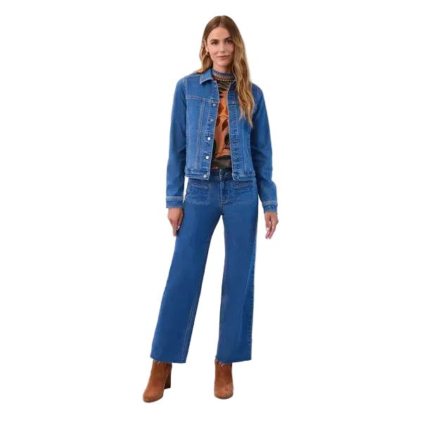 FDJ Women's Basic Denim Jacket - Medium Wash