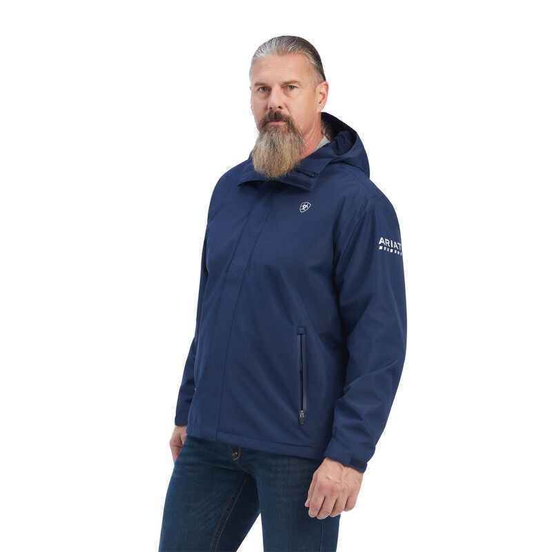 Ariat Mens Rebar Stormshell H2O Jacket Navy