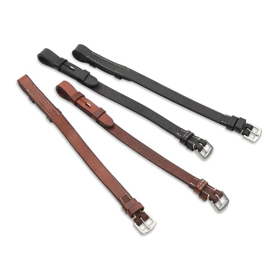 Shires Avignon Cheek Pieces, Colour: BLACK, Size: Full