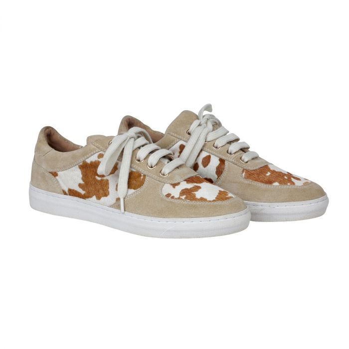 Myra Womens Leather Trainer Sneaker