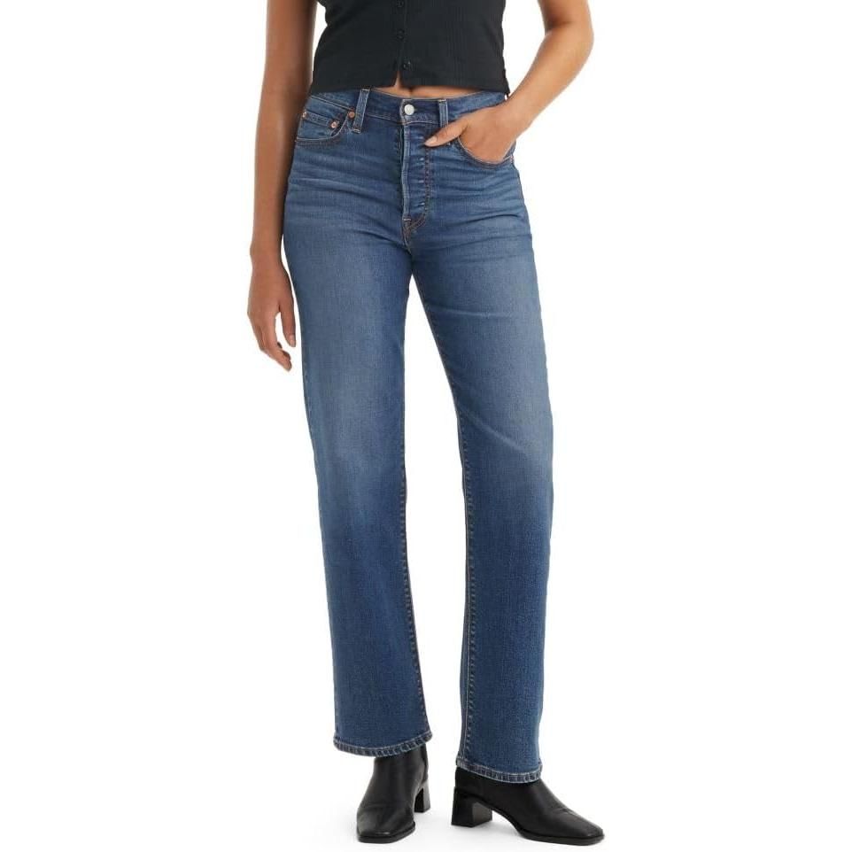 Levi Women's Ribcage Bootcut Jean- Ringing Bells