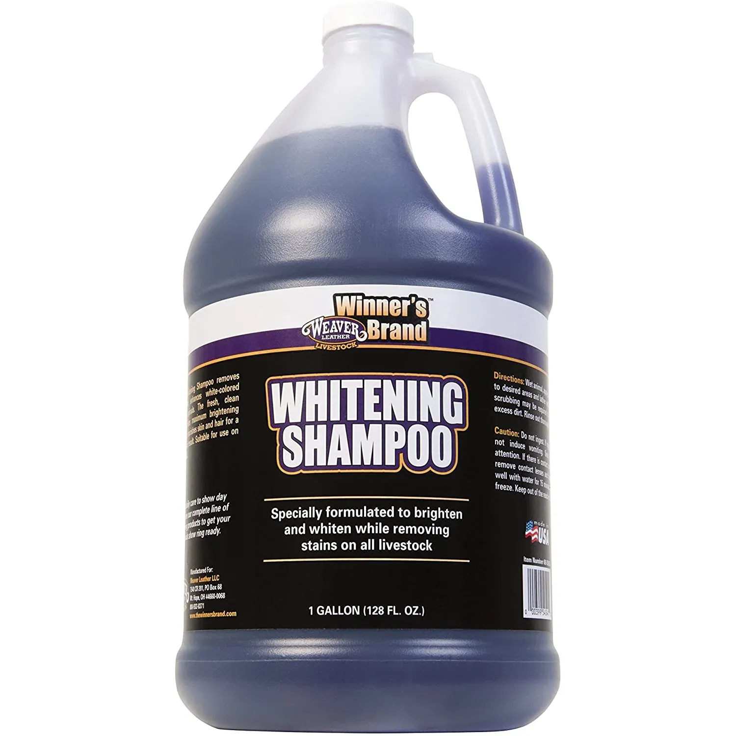 Weaver Leather Whitening Shampoo, Size: Gallon