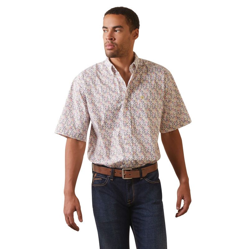 Ariat Men's Danon Classic Fit Shirt - White