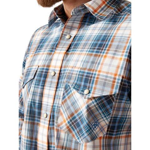 Ariat Men's Gordon Classic Fit Snap Front Shirt - White