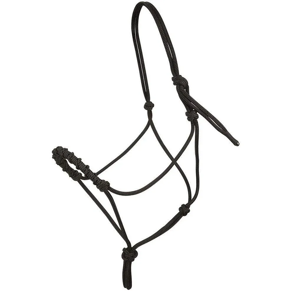 Weaver Stacy Westfall Rope Halter, Medium, Color: Black