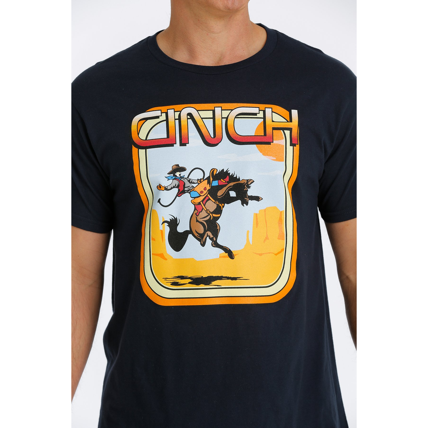 Cinch Men's Cinch Bronc Tee - Navy