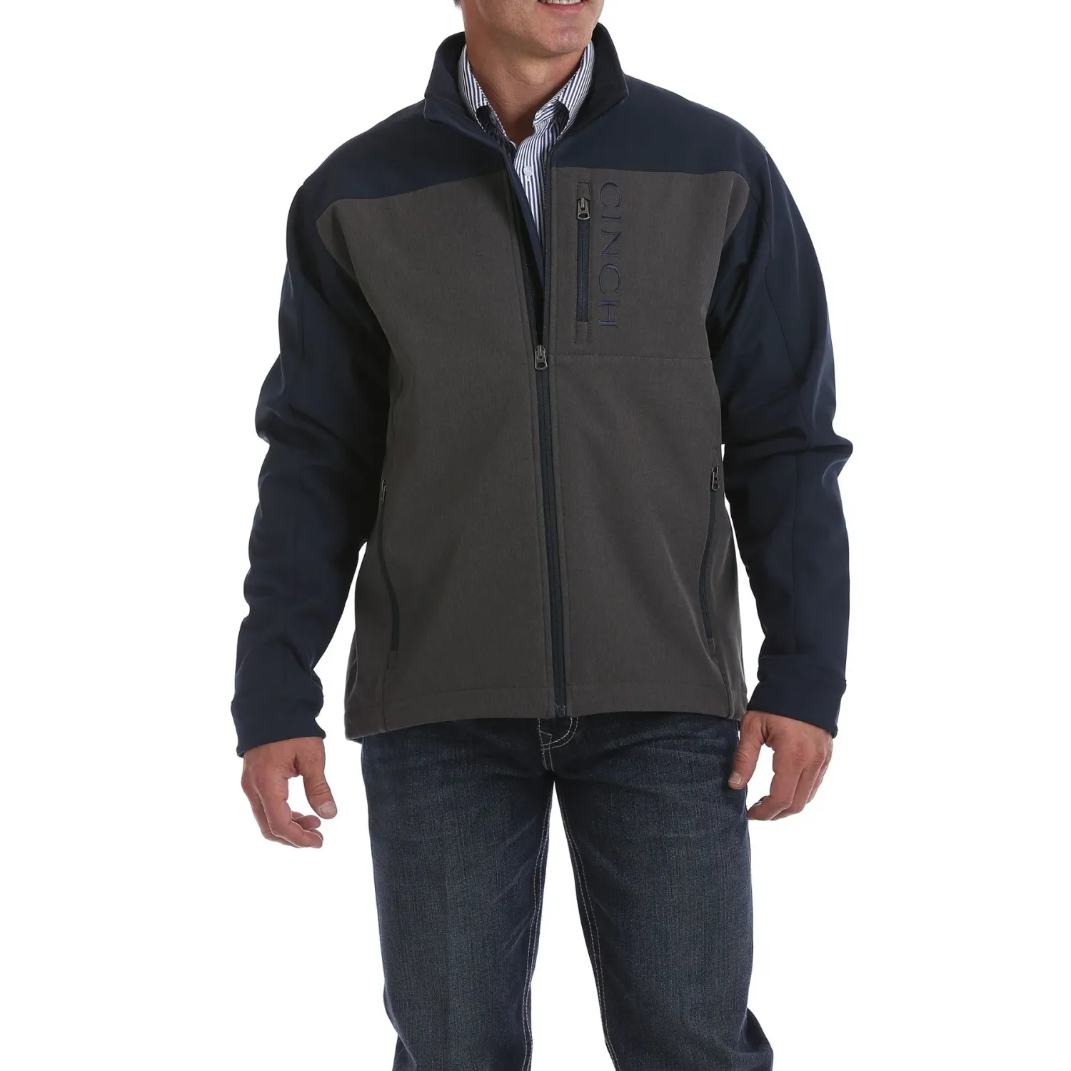 Cinch Color Blocked Bonded Jacket, Size: SMALL
