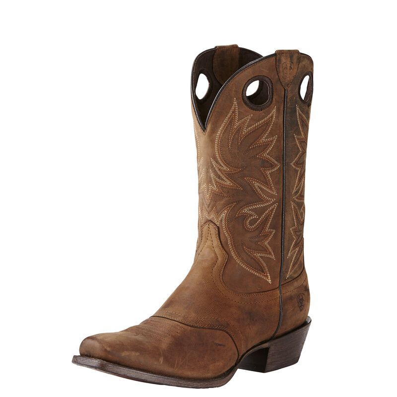Ariat Men's Circuit Striker Western Boots - Weathered Brown