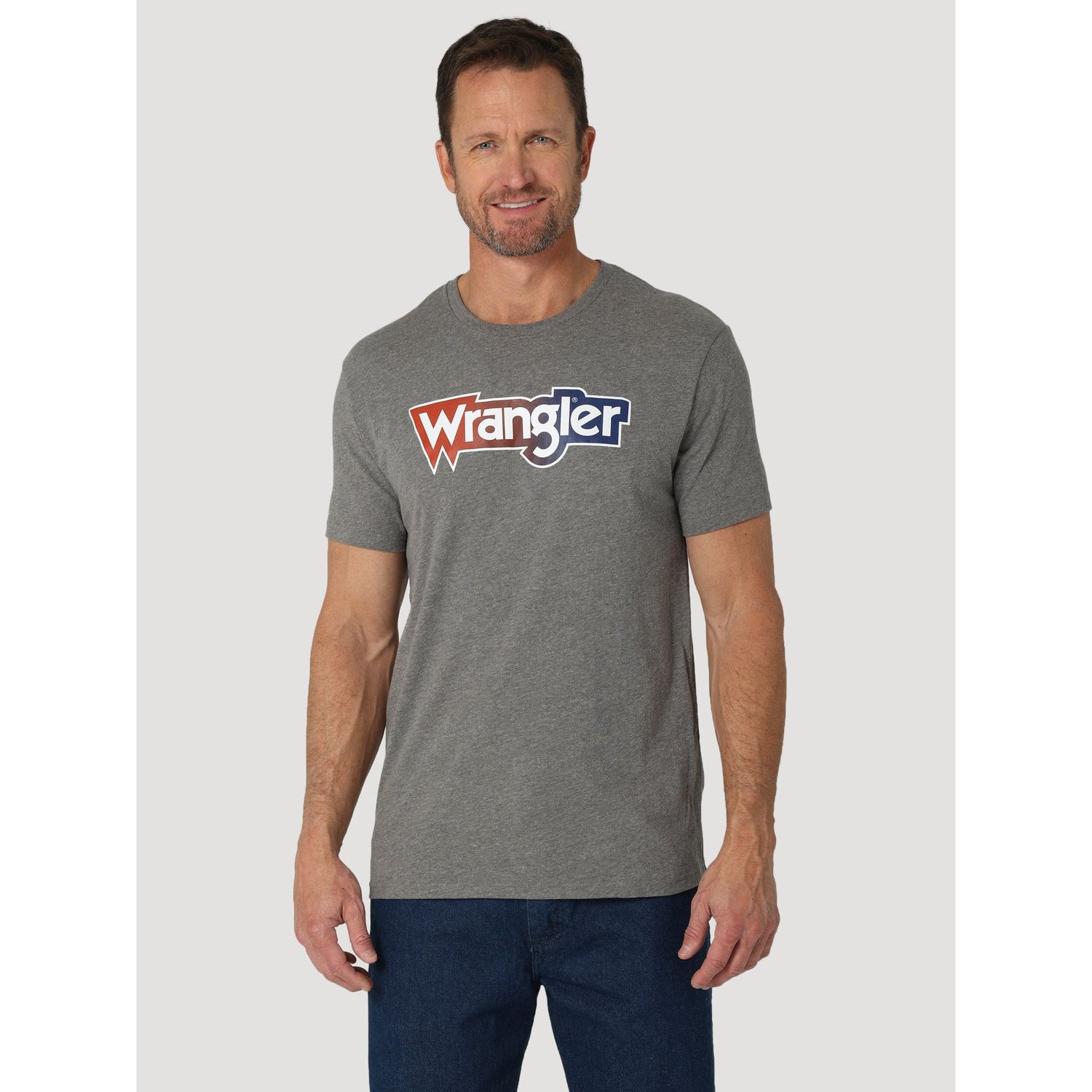 Wrangler Mens Graphic Tee Ombre Logo *FINAL SALE