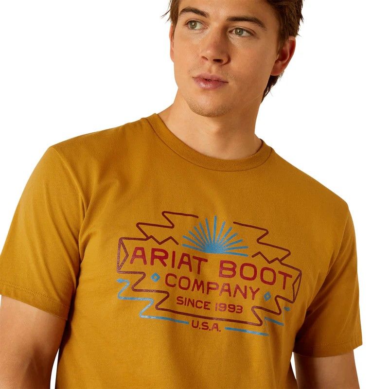 Ariat Men's Amigo T-Shirt - Harvest Gold