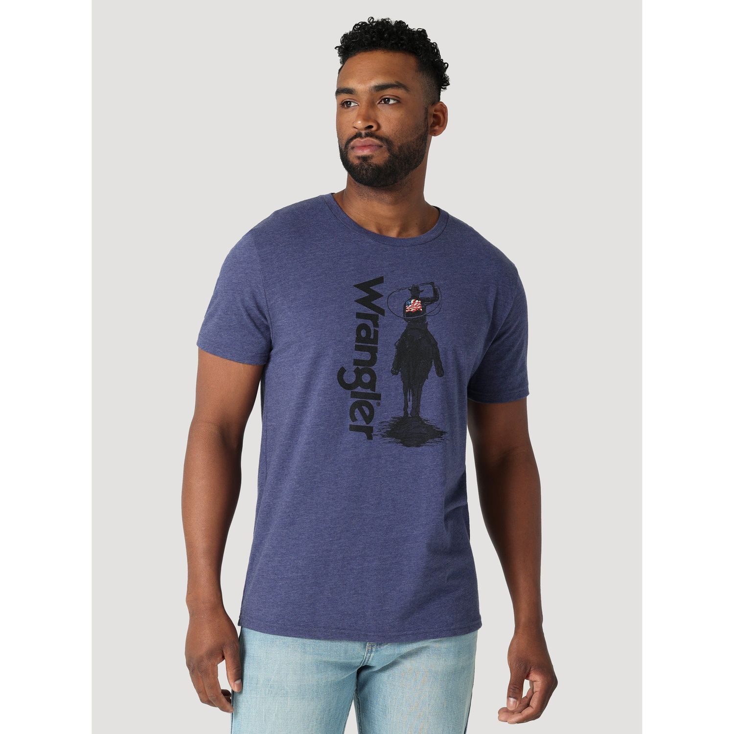 Wrangler Mens Graphic Tee Lasso Cowboy