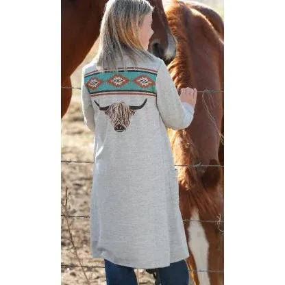 Cinch Girl's Duster - Heather Grey