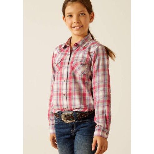 Ariat Girl's Long Sleeve Merida Shirt - Plaid (Copy)