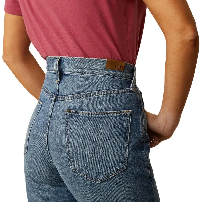 Ariat Women's Ultra Tomboy Wide Jeans - Moana, Size: 24