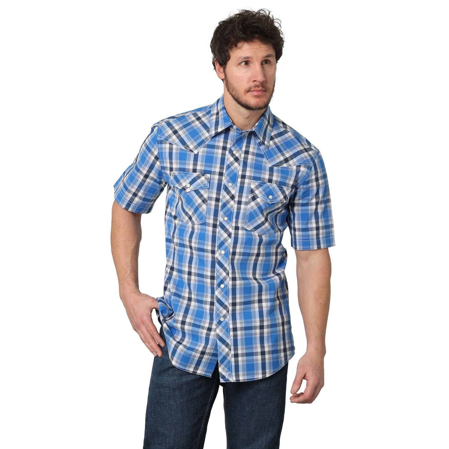 Wrangler Mens 20X SS Snap Shirt