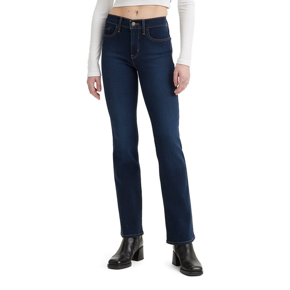 Levi Women's 315 Shaping Bootcut Jeans - Cobalt March (Dark Wash)