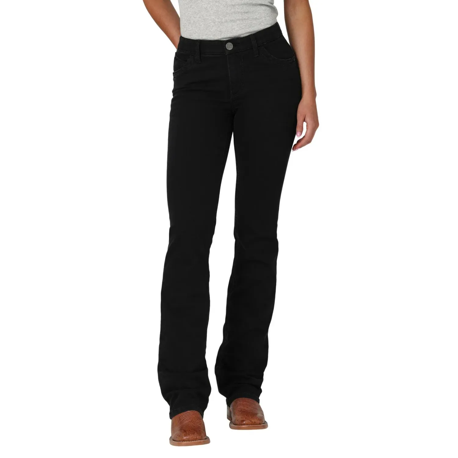 Wrangler Women's Ultimate Riding Willow Bootcut Jeans - Molly/Black, Length: 30, Size: 24