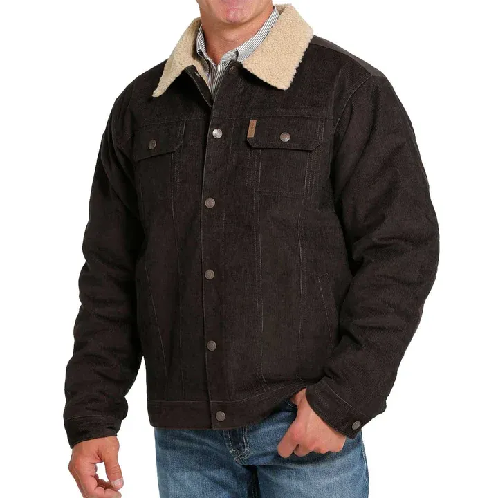 Cinch Men's Corduroy Trucker Jacket - Brown