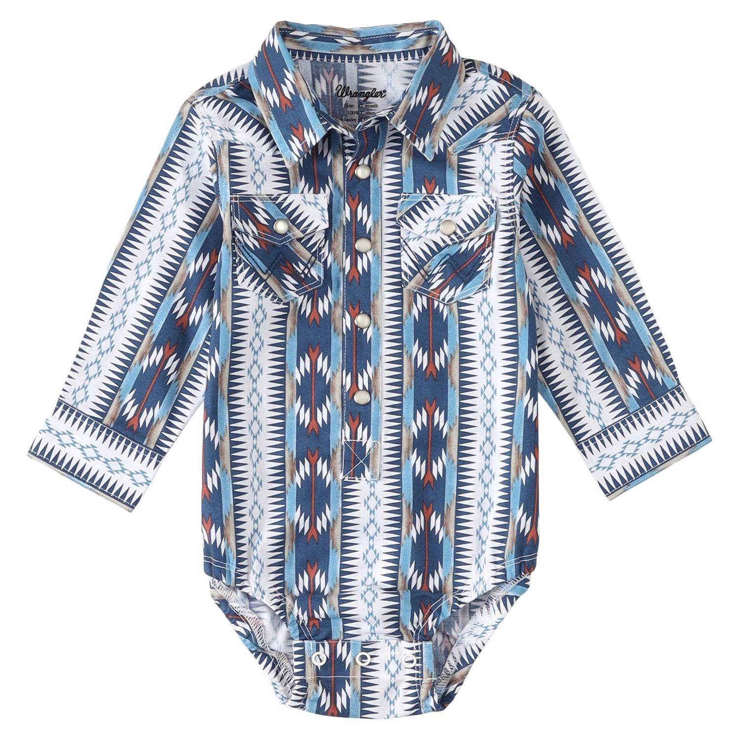 Wrangler Baby Boy's Western Top - Blue