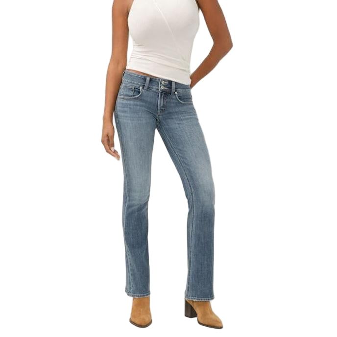 Silver Women's Britt Lowrise Bootcut Jeans - Synth