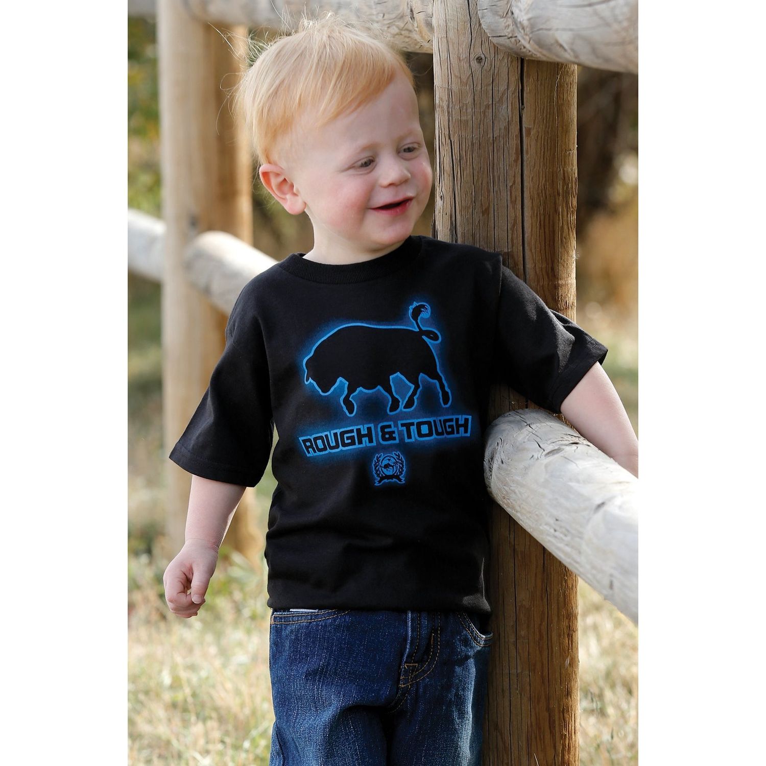 Cinch Boys SS Tee Black