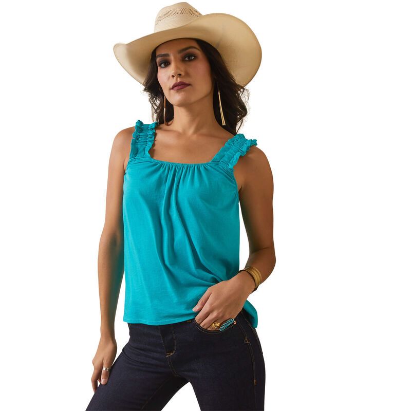 Ariat Womens Tilly Tank Top - Viridian Green