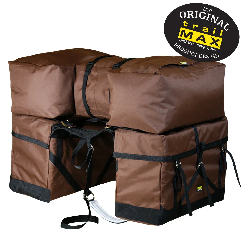 TrailMax Pack-A-Saddle Pack System, Color: Brown