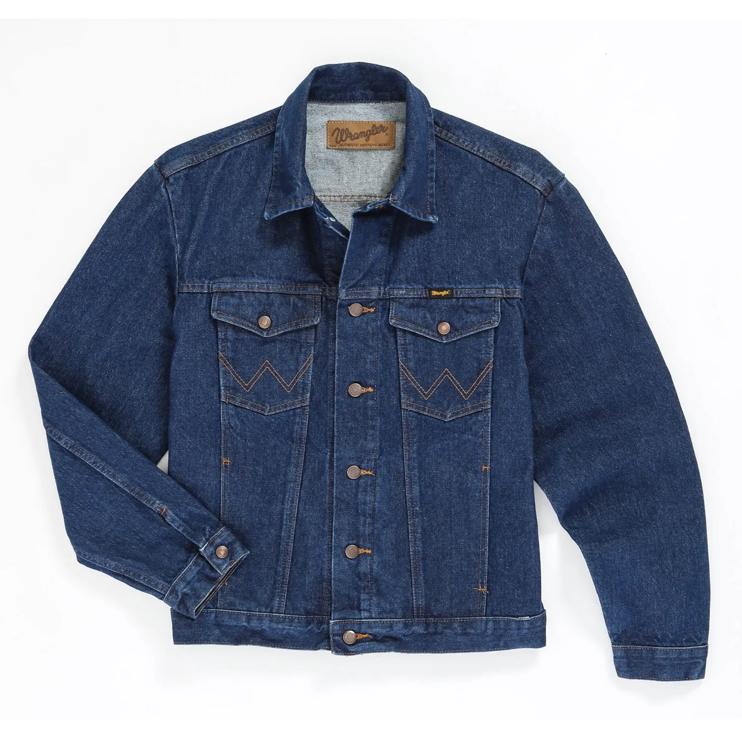 Wrangler Unlined Men's Jean Jacket - Prewashed Denim, Size: 2XT