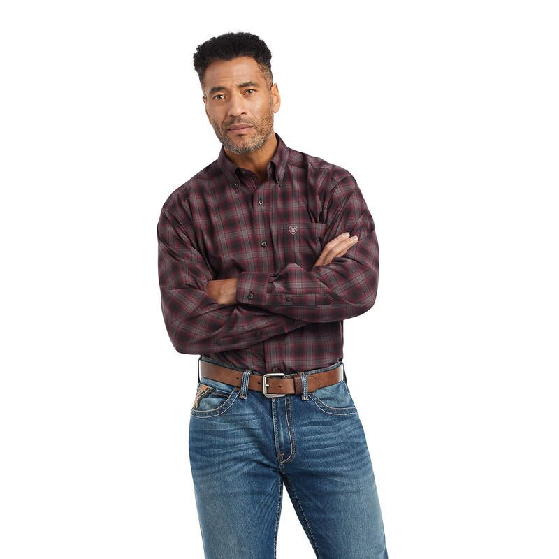 Ariat Mens Pro William STR Classic LS Zinfandel