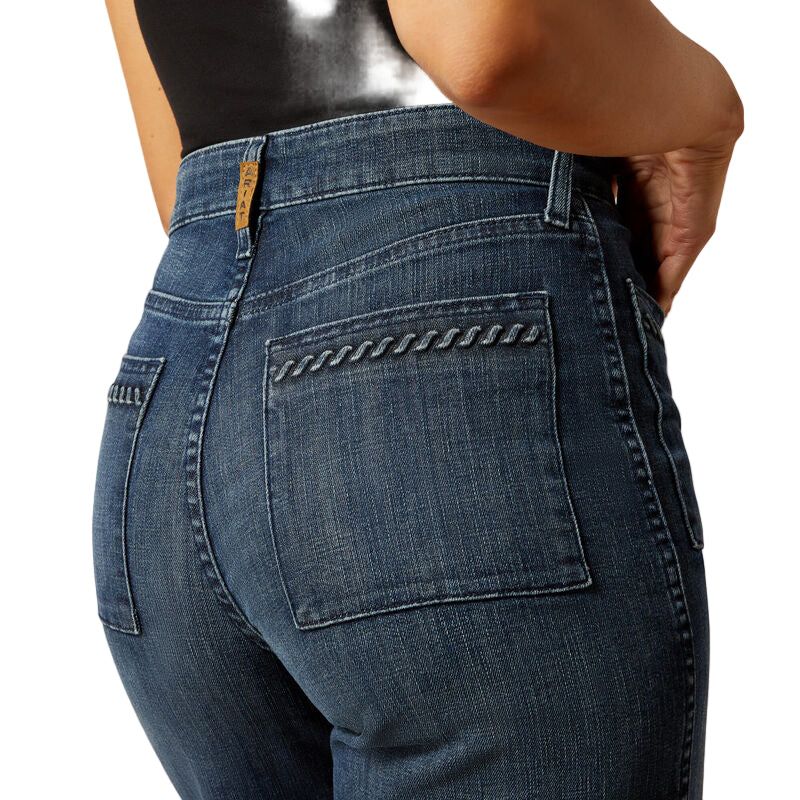 Ariat Women's Ultra High Rise Jill Wide Leg Jean- Pasadena