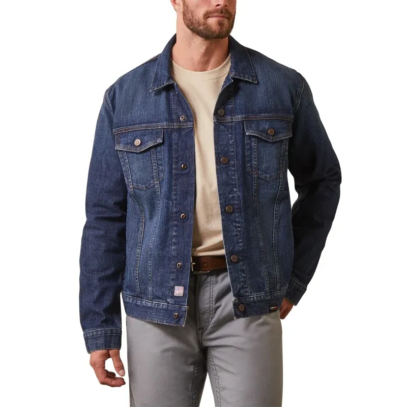 Ariat Men's Fire Resistant Durastretch™ Trucker Jacket - Ryley, Size: 3XLT