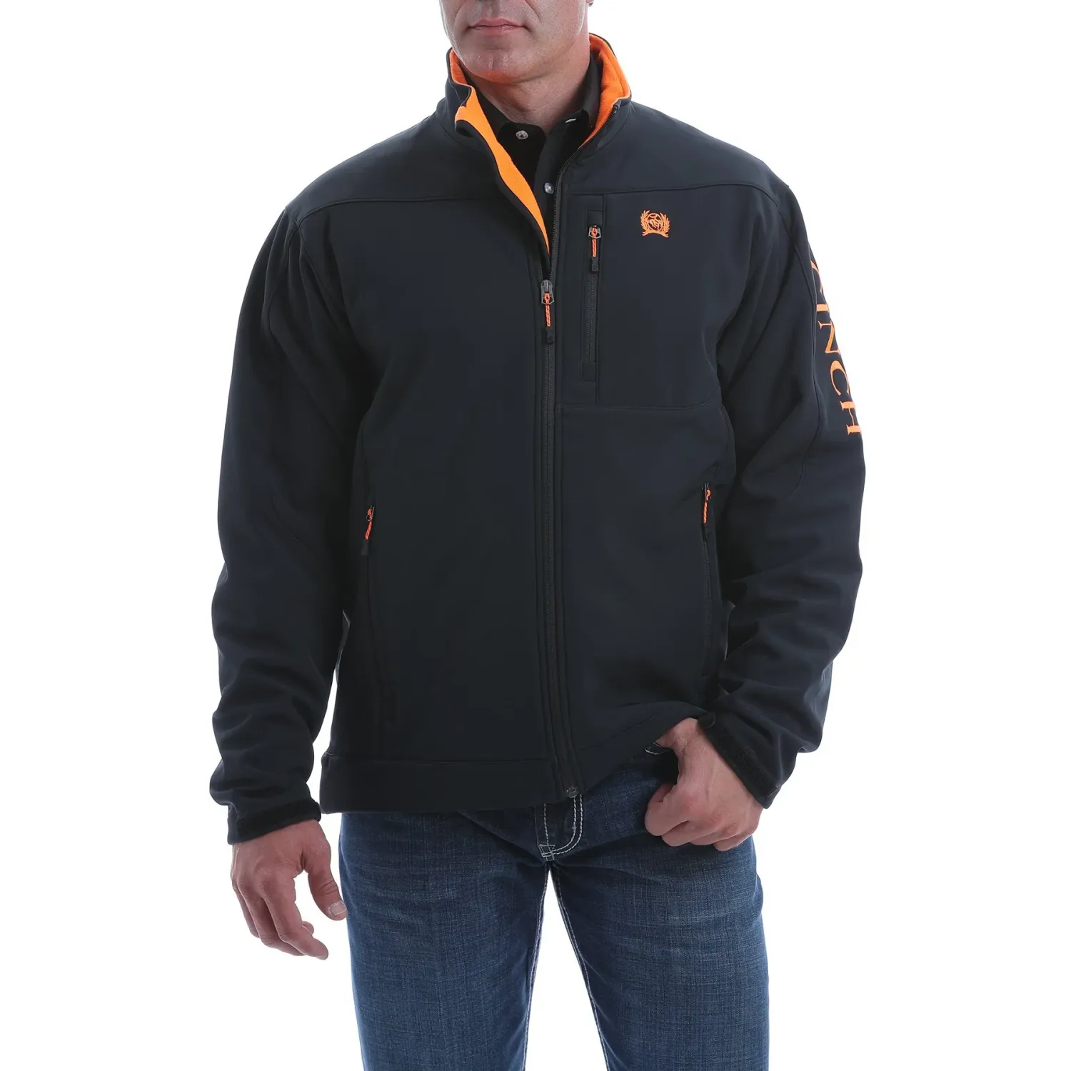Cinch Men's Solid Bonded Jacket Black, Size: SMALL