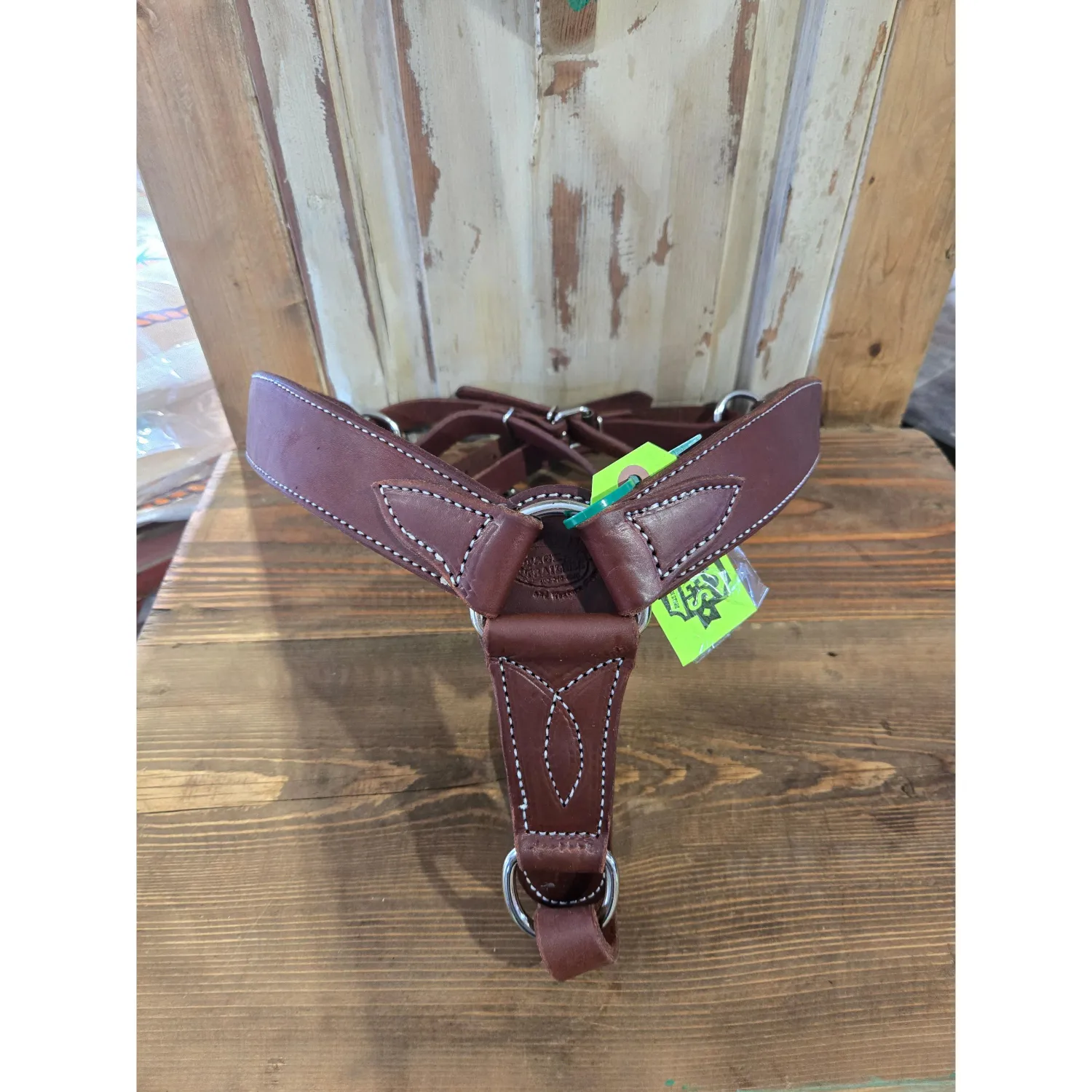 Irvine 1 3/4" Breast Collar- Plain, Colour: Dark Oil