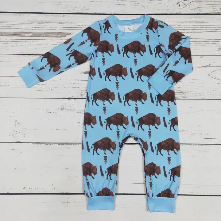 Baby Cow Print Romper