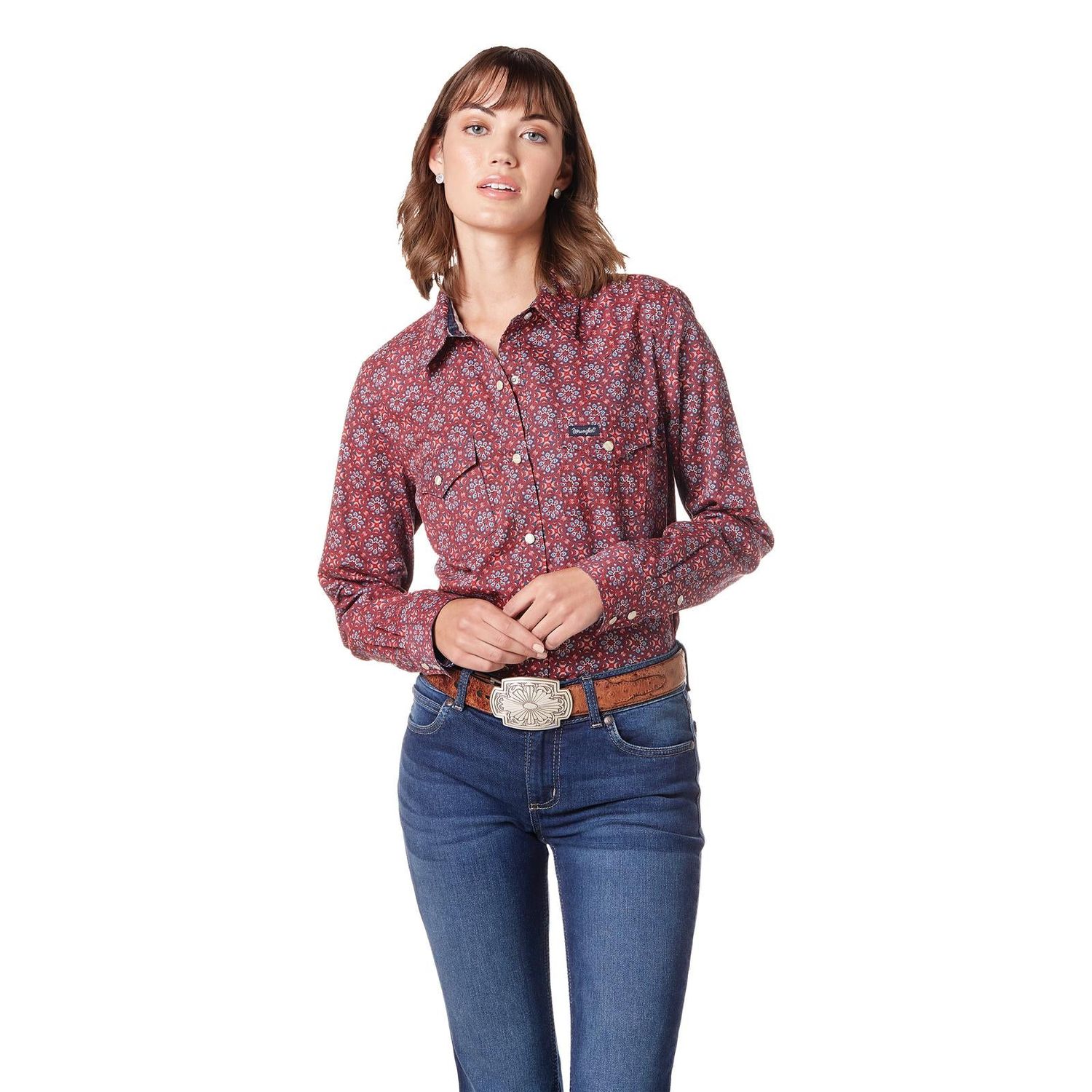 Wrangler Women's Retro Long Sleeve Shirt - Multi