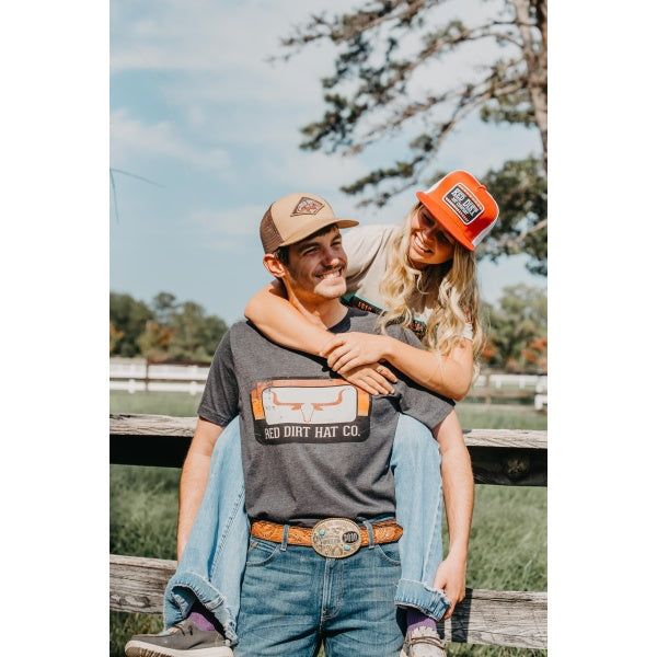 Red Dirt Runaway Dark Heather Tee