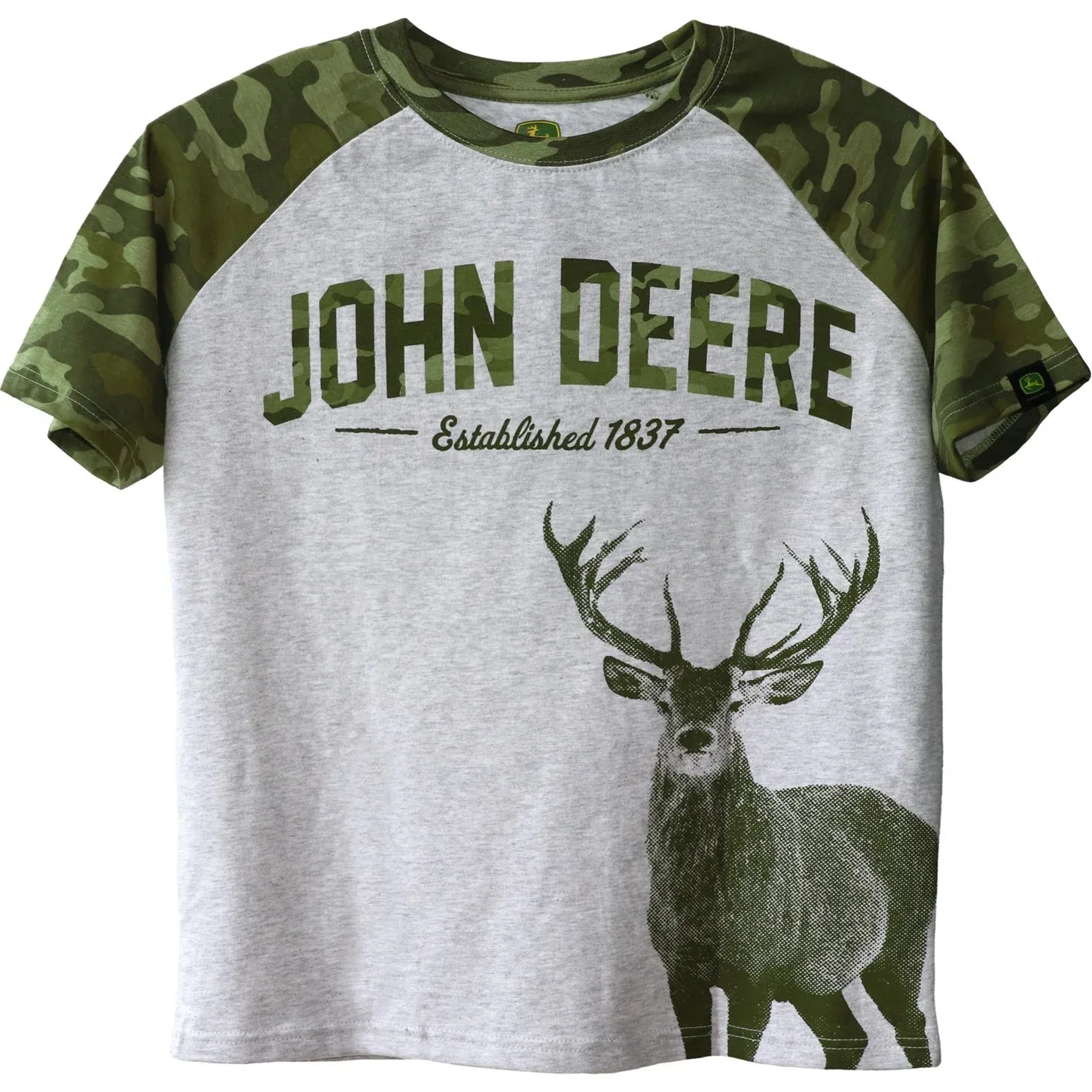 John Deere Camo T-Shirt, Size: SMALL