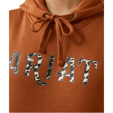 Ariat Women's REAL Cow Hyde Hoodie - Glazed Ginger
