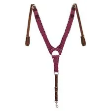 Weaver Ecoluxe Pulling Breast Collar, Color: Raspberry/charcoal