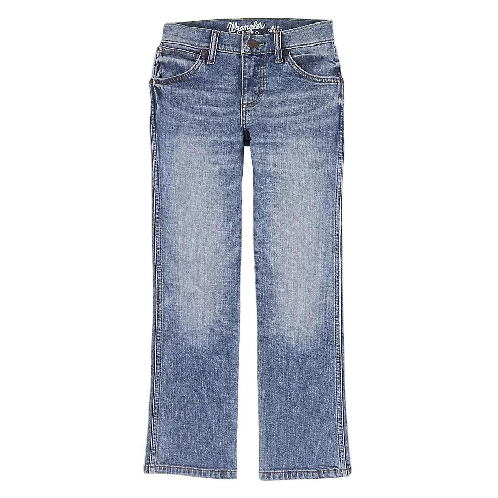 Wrangler Boys Retro Slim Straight Jeans (88JWZ)