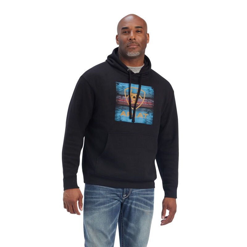 Ariat Mens Serape Block Sweatshirt Black