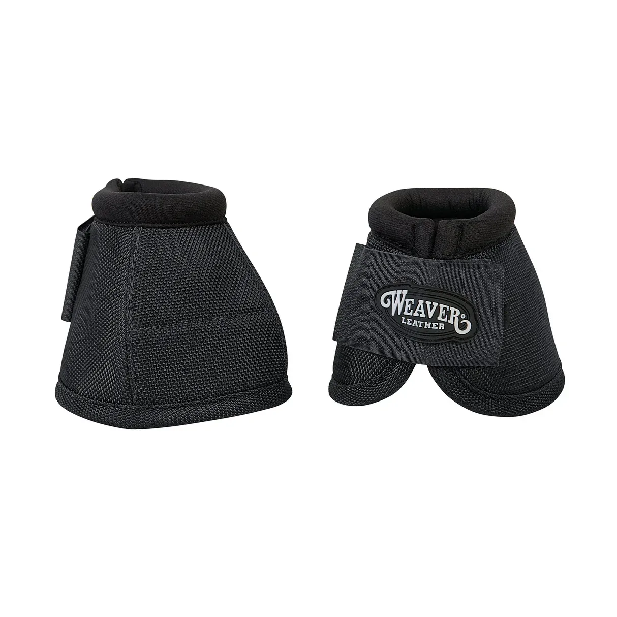 Weaver No-Turn Bell Boots- Black Oversized, Size: XL