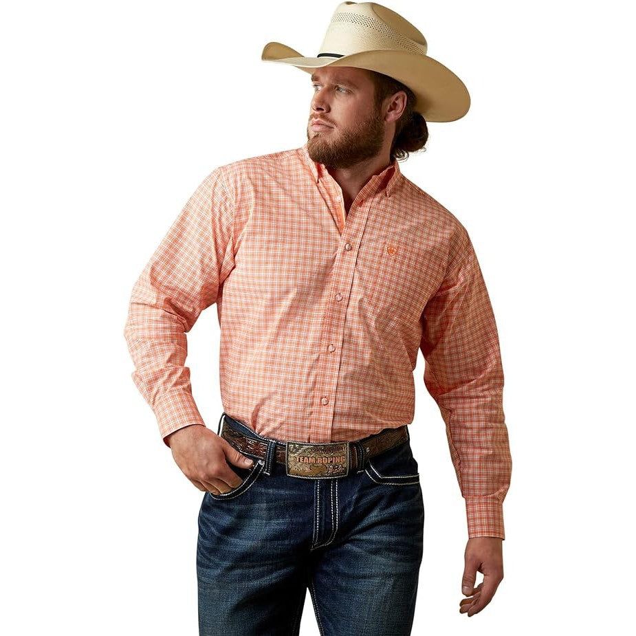 Ariat Men's Pro Matias Classic LS Shirt Orange