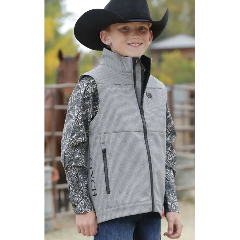 Cinch Boy's Bonded Vest - Grey