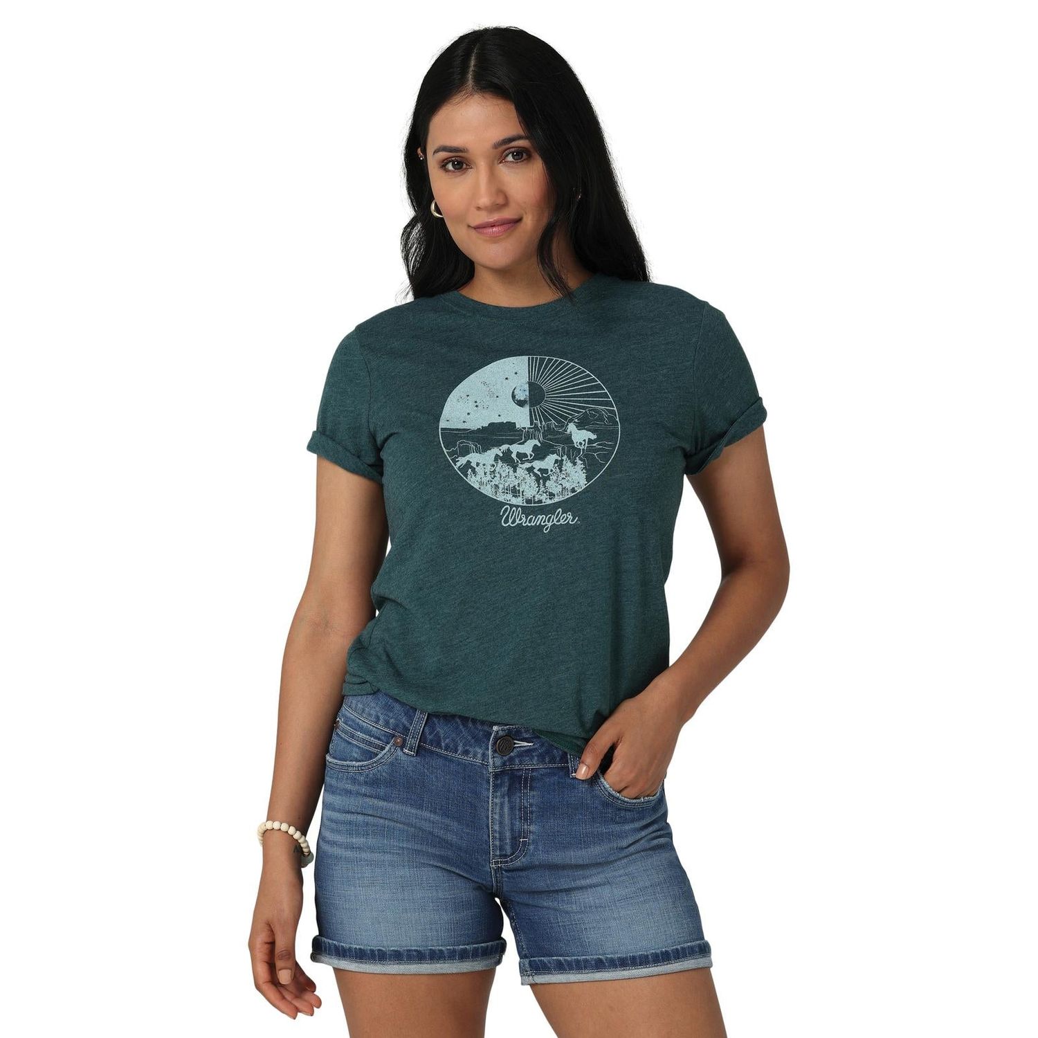 Wrangler Womens Retro Graphic Tee - June Bug